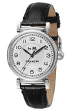 Coach Madison White Dial Black Leather Strap Watch for Women - 14502406 Authentic Buy Shop Now