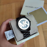 Michael Kors Runway Black Dial Black Steel Strap Watch for Women - MK6057 Authentic Buy Shop Now