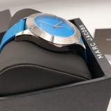 Marc Jacobs Blade Blue Dial Blue Leather Strap Watch for Women - MBM1202 Authentic Buy Shop Now