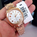 Marc Jacobs Mandy White Dial Rose Gold Steel Strap Watch for Women - MJ3574 Authentic Buy Shop Now