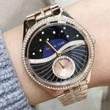 Michael Kors Lauryn Blue Dial Rose Gold Steel Strap Watch for Women - MK3723 Authentic Buy Shop Now