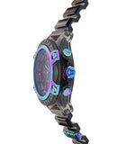 Versace Icon Active Chronograph Quartz Black Dial Black Steel Strap Watch For Men - VEZ701022 Authentic Buy Shop Now