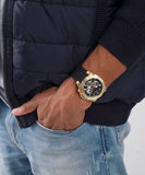 Guess Trophy Multifunction Black Dial Black Rubber Strap Watch for Men - GW0333G2 Authentic Buy Shop Now