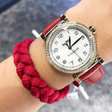 Coach Madison White Dial Red Leather Strap Watch for Women - 14502400 Authentic Buy Shop Now