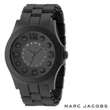 Marc Jacobs Pelly Black Dial Black Silicone Strap Watch for Women - MBM2531 Authentic Buy Shop Now