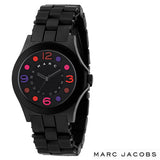 Marc Jacobs Pelly Black Dial Black Silicone Strap Watch for Women - MBM2543 Authentic Buy Shop Now