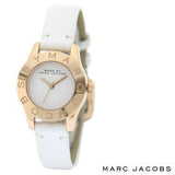 Marc Jacobs Mini Blade White Dial White Leather Strap Watch for Women - MBM1207 Authentic Buy Shop Now
