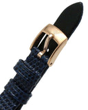 Emporio Armani Gianni T-Bar Analog Mother of Pearl Dial Blue Leather Strap Watch For Women - AR11468 Authentic Buy Shop Now