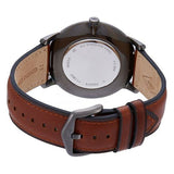 Fossil The Minimalist 3H Grey Dial Brown Leather Strap Watch for Men - FS5479 Authentic Buy Shop Now