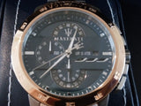 Maserati Ingegno Chronograph Blue Dial Two Tone Steel Strap Watch for Men - R8873619002 Authentic Buy Shop Now