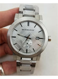 Burberry The City Silver Dial Silver Steel Strap Watch for Men - BU9900 Authentic Buy Shop Now