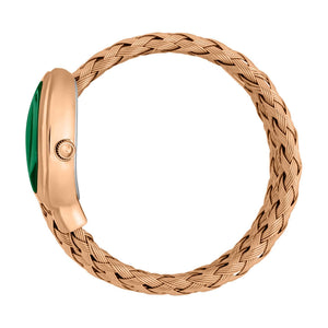 Just Cavalli Novara Green Dial Rose Gold Steel Strap Watch for Women - JC1L264M0045 Authentic Buy Shop Now