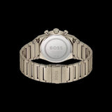 Hugo Boss Candor Chronograph Green Dial Brown Steel Strap Watch for Men - 1514222 Authentic Buy Shop Now
