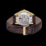 Hugo Boss Principle Skeleton Grey Dial Brown Leather Strap Watch for Men - 1514253 Authentic Buy Shop Now