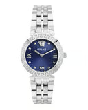 Versace Daphnis Analog Blue Dial Silver Steel Strap Watch for Women - VEOCA0124 Authentic Buy Shop Now