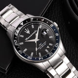 Maserati SFIDA Limited Edition Black Dial Silver Steel Strap Watch for Men - R8853140011 Authentic Buy Shop Now