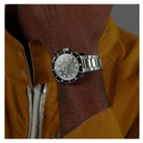 Hugo Boss Bossmatic Automatic Green Dial Silver Steel Strap Watch for Men - 1514178 Authentic Buy Shop Now