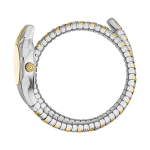 Just Cavalli Fiore Gold Dial Two Tone Steel Strap Watch for Women - JC1L354M0055 Authentic Buy Shop Now