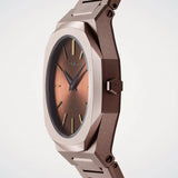D1 Milano Ultra Thin Brown Dial Brown Steel Strap Watch for Women - D1-UTBL38 Authentic Buy Shop Now