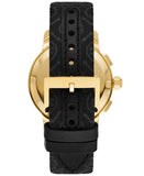 Tory Burch The Tory Chronograph Black Dial Black Leather Strap Watch for Women - TBW1055 Authentic Buy Shop Now