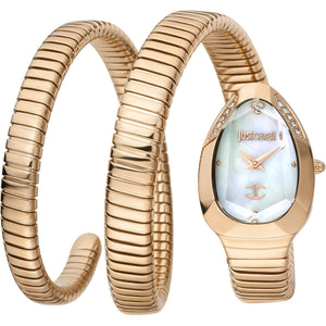 Just Cavalli Glam Evo 4 Mother of Pearl Dial Rose Gold Steel Strap Watch for Women - JC1L209M0055 Authentic Buy Shop Now