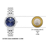 Versace Daphnis Analog Blue Dial Silver Steel Strap Watch for Women - VEOCA0124 Authentic Buy Shop Now