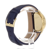 Tory Burch Collins Quartz Blue Dial Blue Leather Strap Watch for Women - TBW1303 Authentic Buy Shop Now