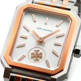 Tory Burch Robinson White Dial Two Tone Steel Strap Watch for Women - TBW1509 Authentic Buy Shop Now