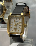 Tory Burch Robinson White Dial Black Leather Strap Watch for Women - TBW1504 Authentic Buy Shop Now