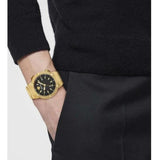 Versace Greca Logo Quartz Black Dial Gold Steel Strap Watch for Men - VE8G00624 Authentic Buy Shop Now