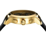 Tory Burch The Tory Chronograph Black Dial Black Leather Strap Watch for Women - TBW1055 Authentic Buy Shop Now