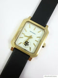 Tory Burch Robinson White Dial Black Leather Strap Watch for Women - TBW1504 Authentic Buy Shop Now