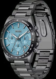 Hugo Boss Strike Chronograph Blue Dial Black Steel Strap Watch for Men - 1514242 Authentic Buy Shop Now