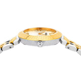 Versace Daphnis White Dial Two Tone Steel Strap Watch for Women - VEOCA0324 Authentic Buy Shop Now