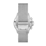 Emporio Armani Diver Chronograph Blue Dial Silver Mesh Strap Watch for Men - AR11587 Authentic Buy Shop Now