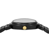 Tory Burch Oval Black Dial Black Steel Strap Watch for Women - TBW6035 Authentic Buy Shop Now