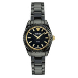 Versace DV One Mini Black Dial Black Steel Strap Watch for Women - VE9F00124 Authentic Buy Shop Now