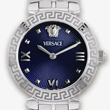 Versace Daphnis Analog Blue Dial Silver Steel Strap Watch for Women - VEOCA0124 Authentic Buy Shop Now