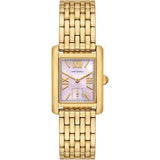 Tory Burch Eleanor Mother of Pearl Pink Dial Gold Steel Strap Watch for Women - TBW1077 Authentic Buy Shop Now