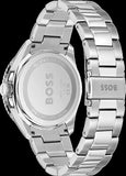 Hugo Boss Runner 3H Green Dial Silver Steel Strap Watch for Men - 1514208 Authentic Buy Shop Now
