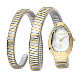 Just Cavalli Glam Evo 4 White Dial Two Tone Steel Strap Watch for Women - JC1L209M0065 Authentic Buy Shop Now
