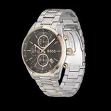 Hugo Boss Grand Prix Chronograph Grey Dial Two Tone Steel Strap Watch for Men - 1514252 Authentic Buy Shop Now