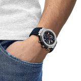 Tissot T Race Moto GP Limited Edition Chronograph Blue Dial Blue Rubber Strap Watch for Men - T141.417.17.047.00 Authentic Buy Shop Now