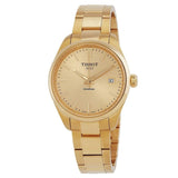 Tissot PR 100 Gold Dial Gold Steel Strap Watch for Women - T150.210.33.021.00 Authentic Buy Shop Now