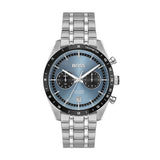 Hugo Boss Tourmaster Chronograph Blue Dial Silver Steel Strap Watch for Men - 1514286 Authentic Buy Shop Now