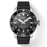 Tissot Seastar 2000 Professional Powermatic 80 Black Dial Black Rubber Strap Watch for Men - T120.607.17.441.00 Authentic Buy Shop Now