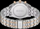 Hugo Boss Tourmaster Chronograph Blue Dial Two Tone Steel Strap Watch for Men - 1514288 Authentic Buy Shop Now