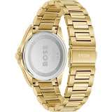 Hugo Boss Strike Blue Dial Gold Steel Strap Watch for Men - 1514172 Authentic Buy Shop Now