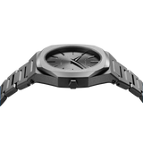 D1 Milano Ultra Thin Grey Dial Grey Steel Strap Watch for Women - D1-UTBL32 Authentic Buy Shop Now