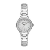 Emporio Armani Mia Mother of Pearl Dial Silver Steel Strap Watch for Women - AR11596 Authentic Buy Shop Now